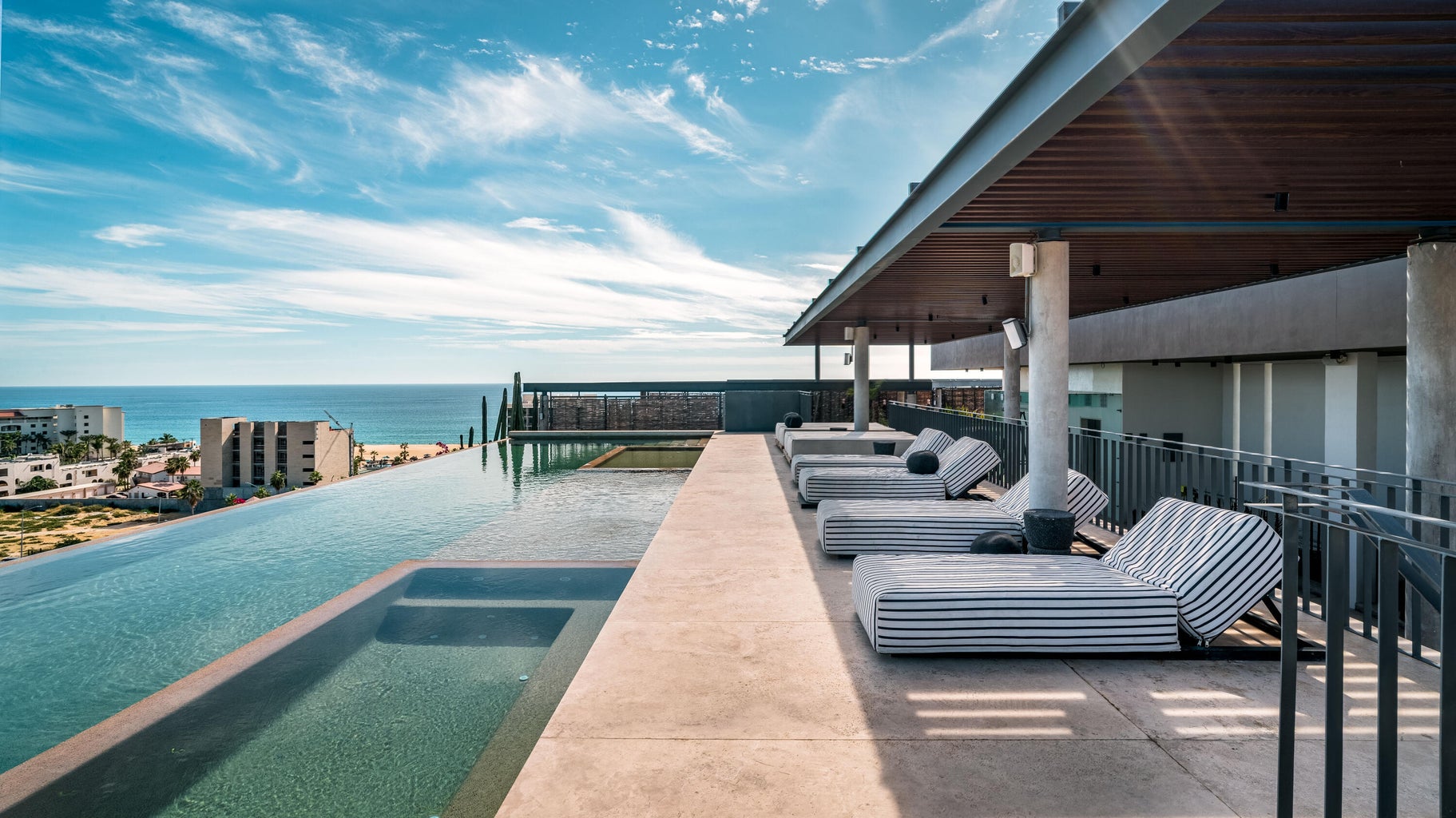 Rooftop swimming pool at Punto Nima San Jose del Cabo