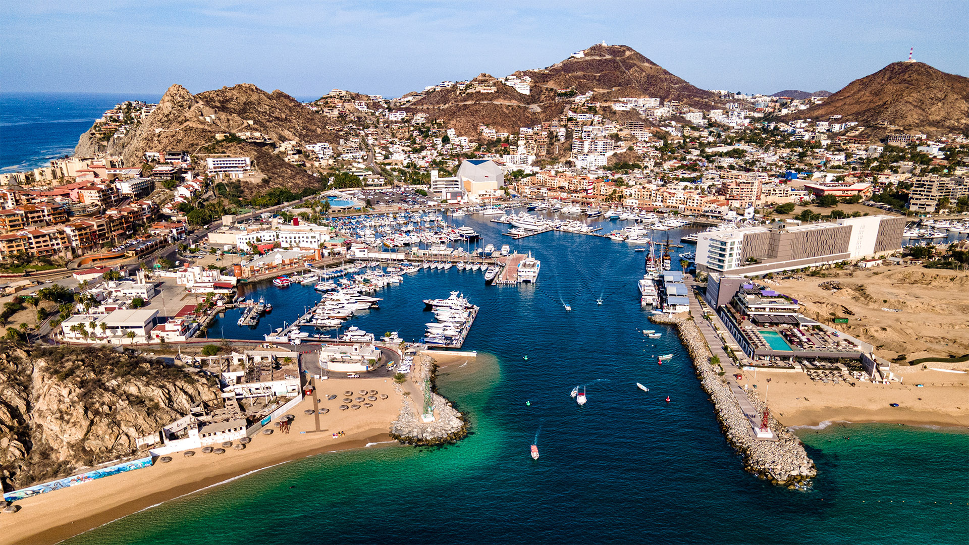 Los Cabos beachfront condos overlooking the Sea of Cortez