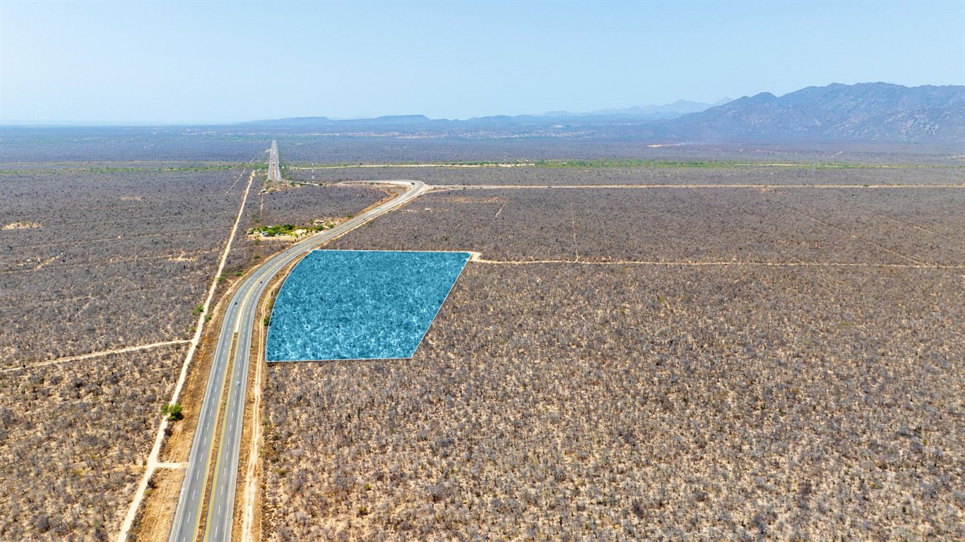 Strategic Investment: 2-Hectare Lot on Highway Between La Paz & Todos Santos