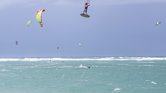 Kiteboarding in Los Barriles East Cape Baja California Sur