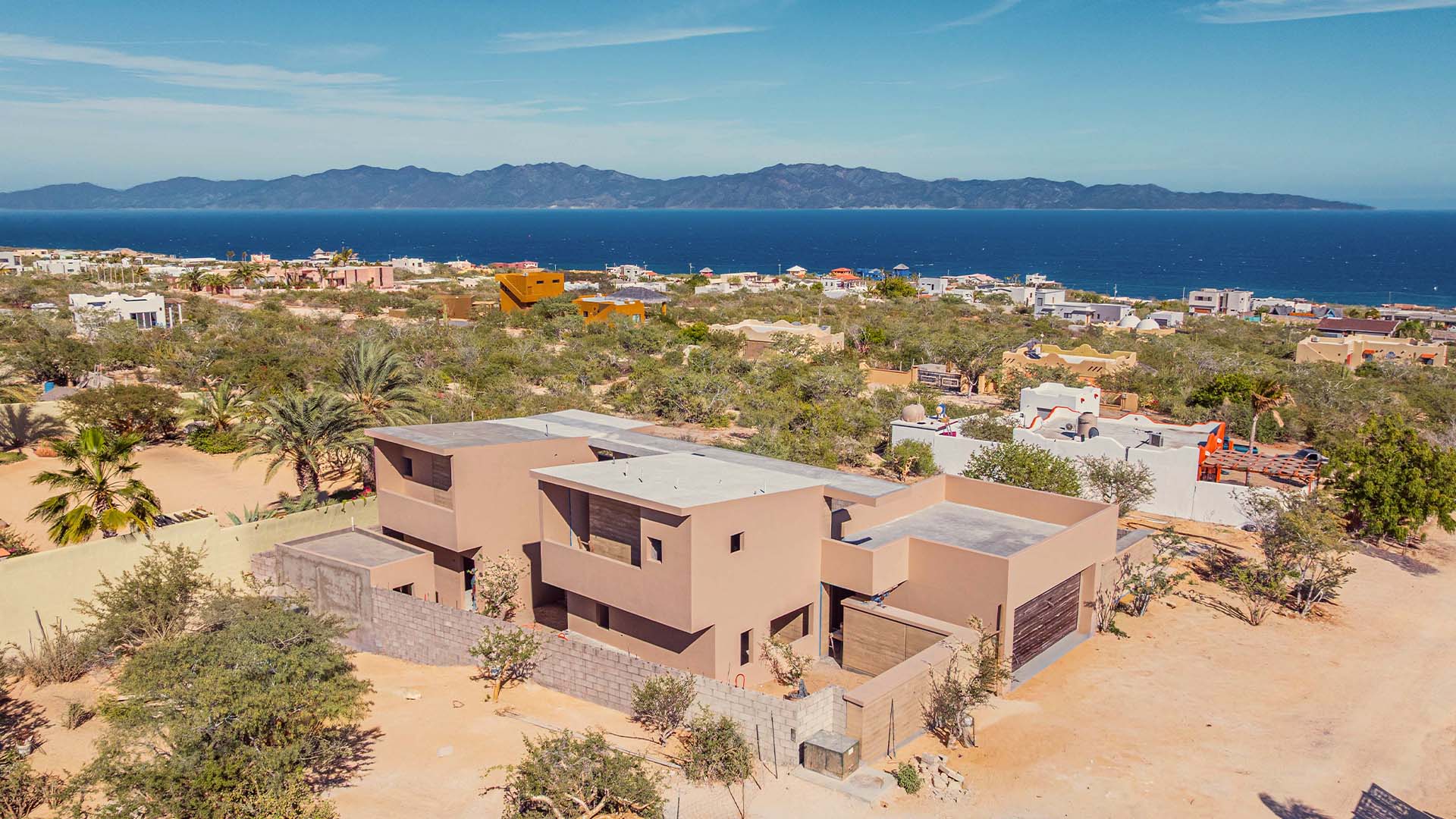 Ocean view terrace at Casa Matacora La Paz