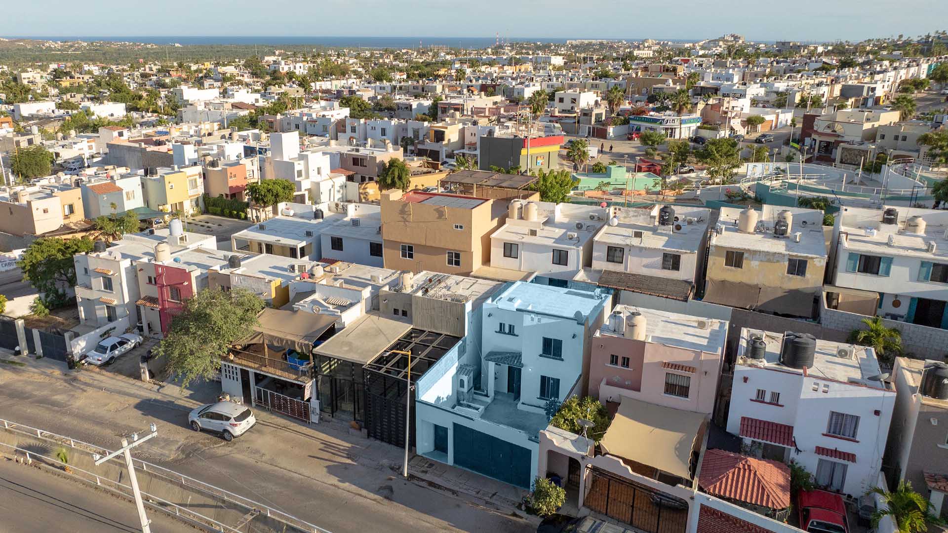 Residential street in Colinas Plus Los Cabos