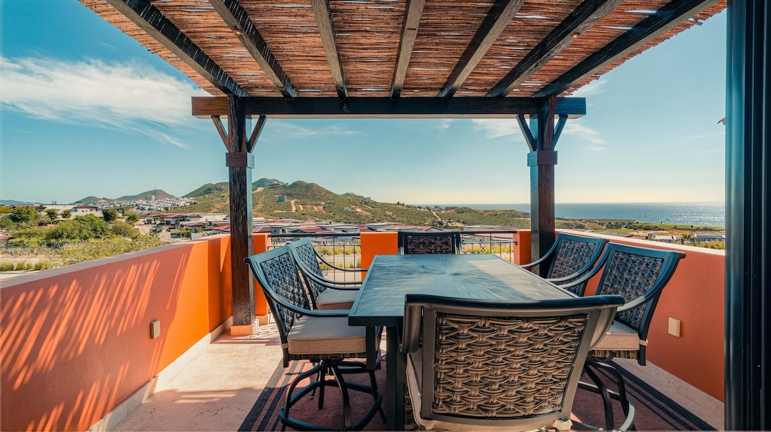 Ocean view terrace in Quivira Los Cabos